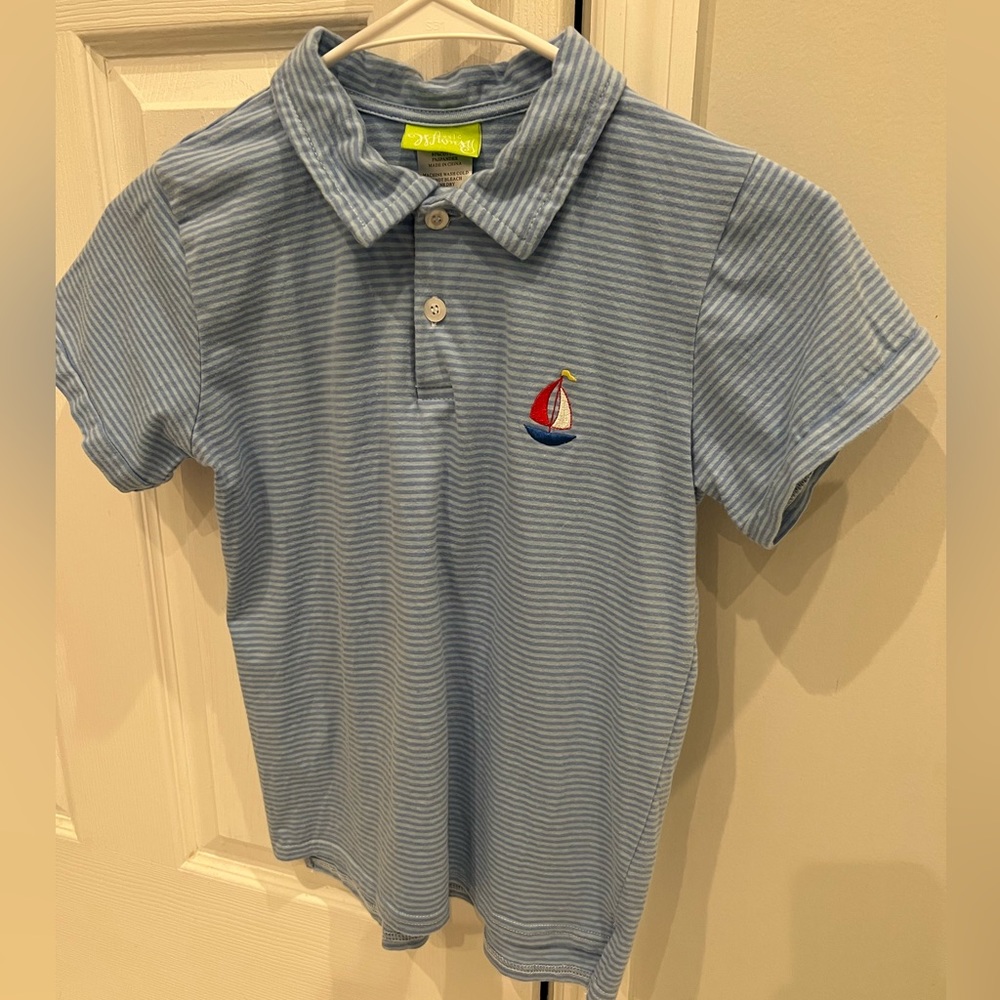 Youth boys size 10 classic whimsy polo short sleeve shirt